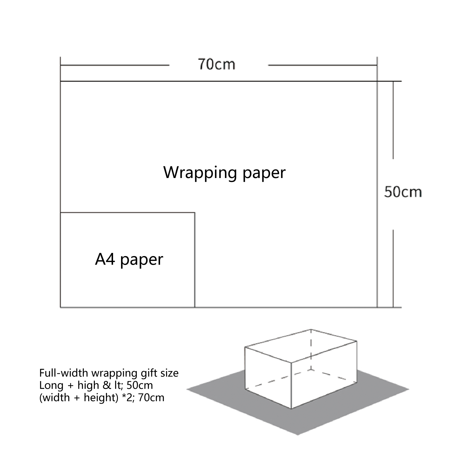 Walbest 1 Set Valentine Wrapping Paper, Simple Retro Kraft